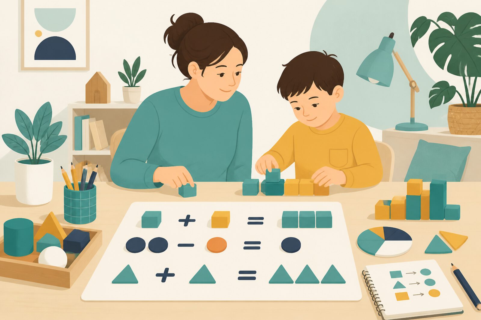 Matemáticas en casa con métodos activos (sin miedo al error)