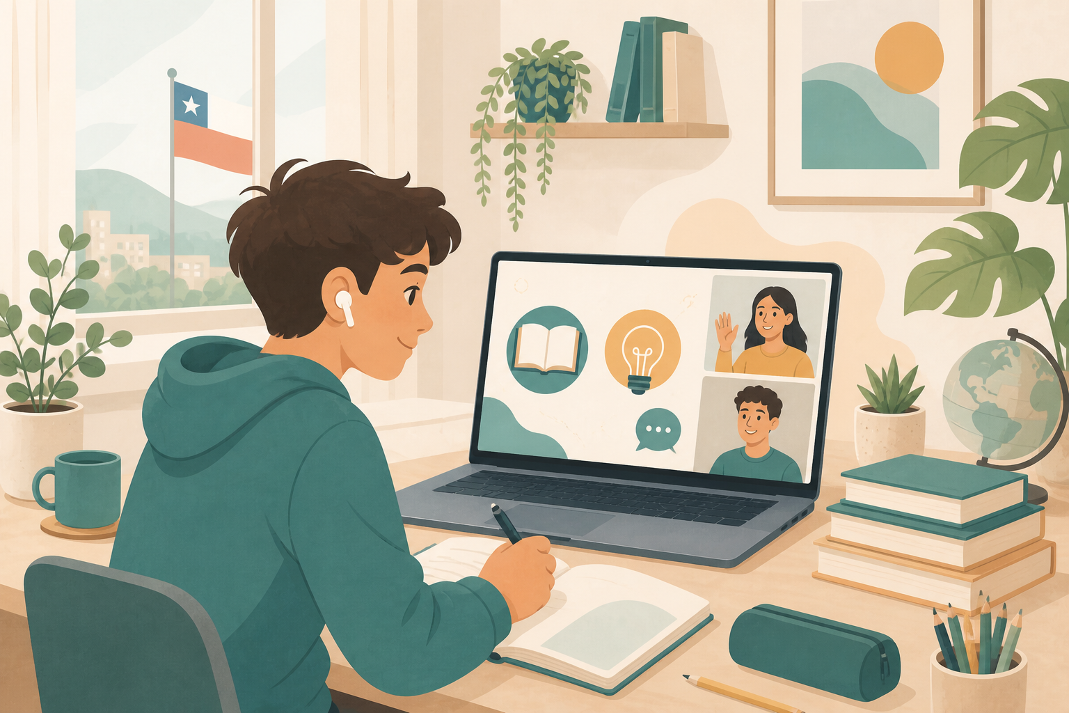 Online College Chile: 100% en vivo, inglés intensivo y alianza PAES